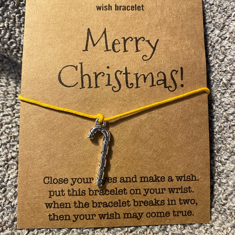 Make A Wish Bracelet - Merry Christmas #199